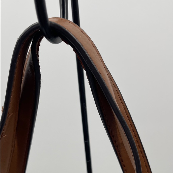 2.8.26 Tommy Hilfiger Quilted Green Tote with Brown Trim - Picture 4 of 13